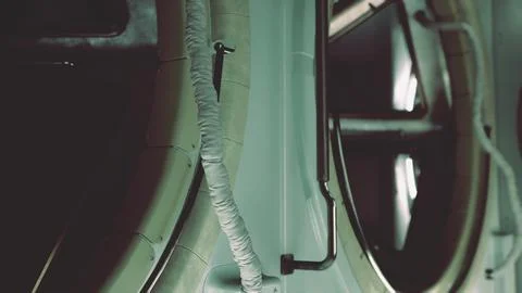Space station interior in space Stock Illustration
