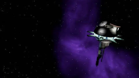 Space Station Orbit B 4K Stock Footage 305367703
