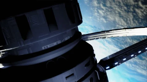 Space station over the earth Video stock 42670822