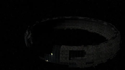 Space Station Pan Stock Footage 141829410