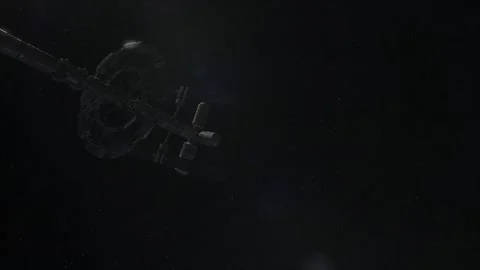Space Station Variant A - shot 007 Stock-Footage 146043846