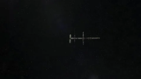 Space Station Variant A - shot 008 Stock-Footage 146097450