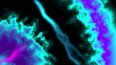 Space storm Stock Footage 137294875