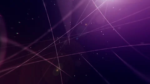 Space strings moving randomly across a cosmic background with bright stars. Stock Footage 147231535