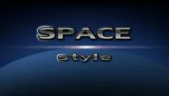 Space Style Logo Stock After Effects