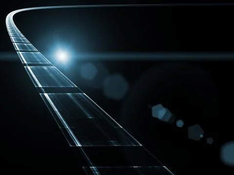 Space Technologies Abstract Stock Illustration