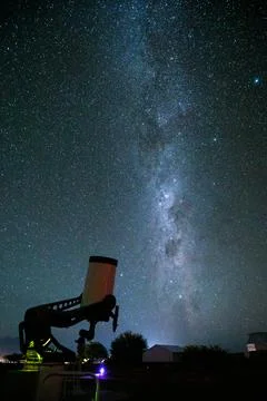 A space telescope in the Atacama Desert to observe the stars of our galaxy. Stock-Fotos