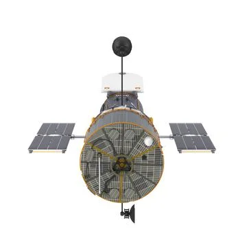 Space Telescope Hubble. 3d Rendering Stock Illustration