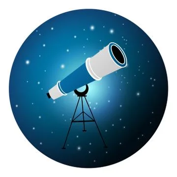 Space - telescope Stock Illustration