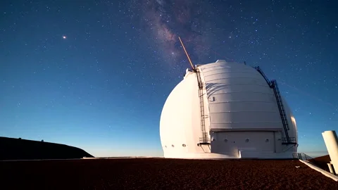 Space telescope. Observatory. Principle of work Video stock 251852753