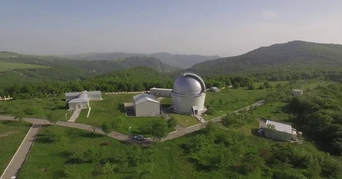 Space telescope observes the cosmic phenomena. 스톡 동영상 71697434