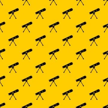 Space telescope pattern vector Stockillustratie