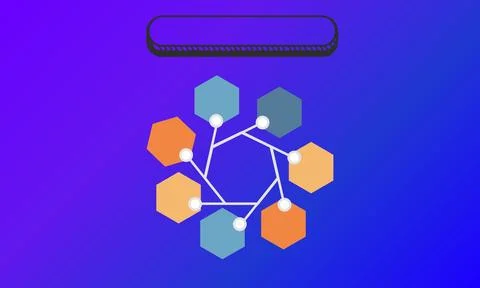 Space for text on abstract background, space for text banner Stock Illustration