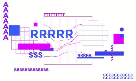 Space for text minimal geometric web banner design Stock Illustration