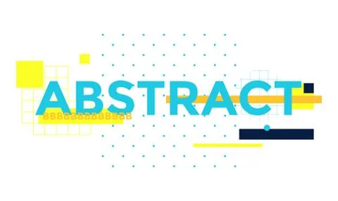 Space for text minimal geometric web banner design Stock Illustration