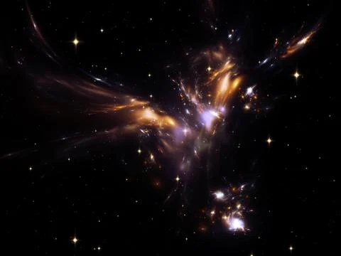 Space Texture Illustration