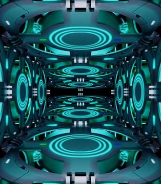 Space theme abstract background. Creative design. 3D illustration Stock Illustration