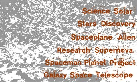 Space theme Stock Illustration