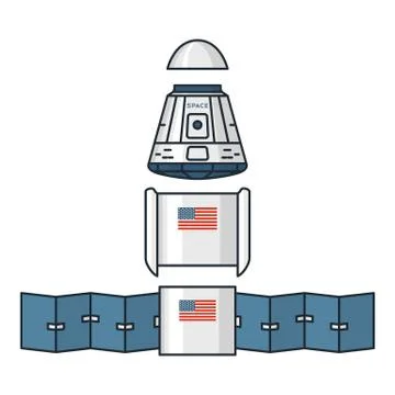 Space theme illustration Stock Illustration