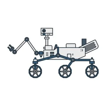 Space theme illustration Illustrazione stock