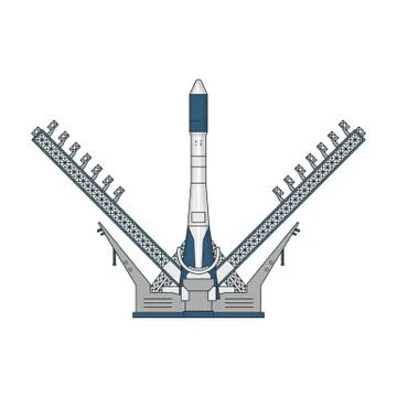 Space theme illustration Stock Illustration