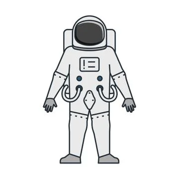 Space theme illustration Stock Illustration