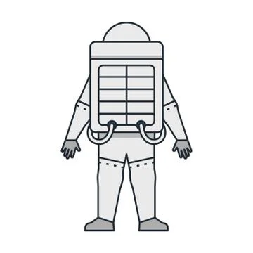 Space theme illustration Stock Illustration