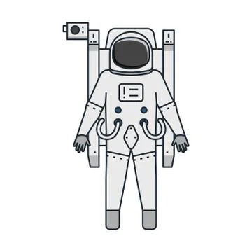 Space theme illustration Stock Illustration