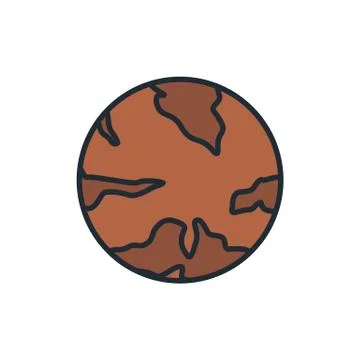 Space theme illustration Stock Illustration