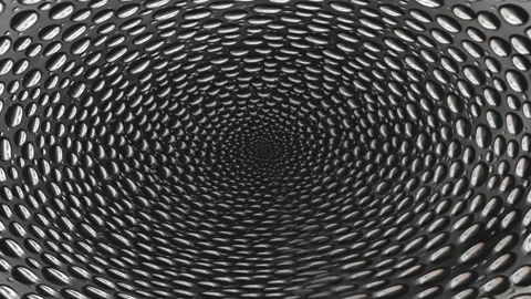 Space time black abstract animation Stock Footage 287537156