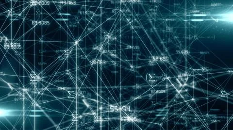 Space time mathematical equation model of space and time continuum  Stock Illustration