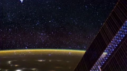 Space Timelapse of Earth from ISS in 4K 60fps Stock Footage 151638566