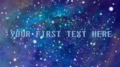 Space title sequence loop Stock After Effects