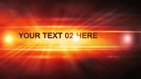 Space Title Text for AE Stock After Effects
