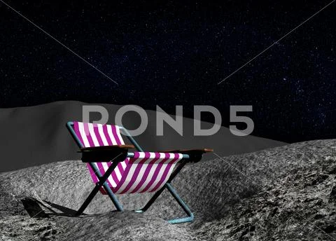 Space tourism, conceptual artwork Stock Illustration