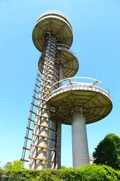 Space towers Stock Photos