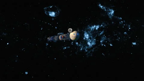 Space Train, Space Exploration, Spaceship, Train Vidéo 164130834