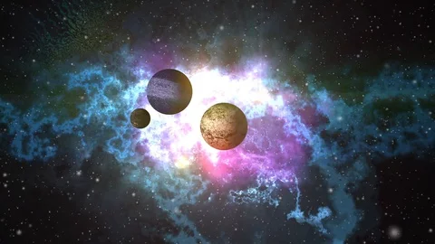 Space Travel Video stock 128312372