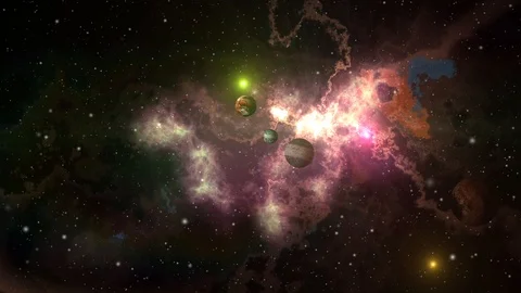 Space Travel Video stock 128691766