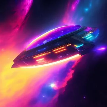 Space travel Illustrazione stock