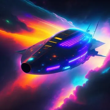 Space travel Illustrazione stock