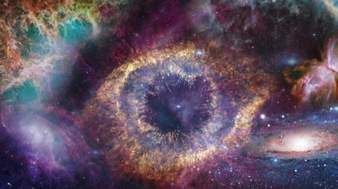 Space Travel Through Star Field Stock Footage 45221676