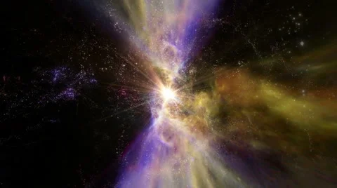 Space travel through star fields to a distant galaxy - Star Warp 031 HD, 4K Stock Footage 57291280