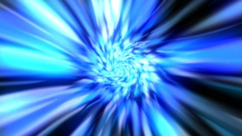 Space Travel Warp Speed/Light Speed Hyperspace Animation Stock Footage