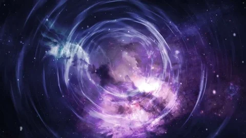 Space Tunnel Galaxy Stock Footage 72338044
