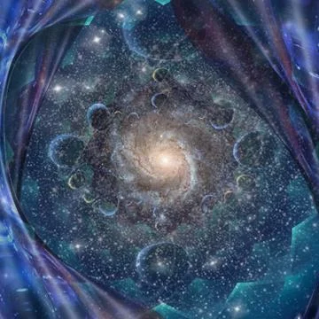 Space tunnel Stock Illustration