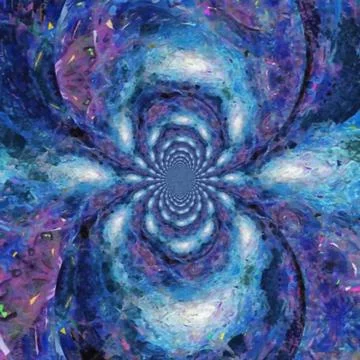 Space tunnel Illustration