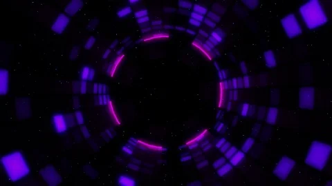 Space Tunnel Looping Animation Stock Footage 73281731