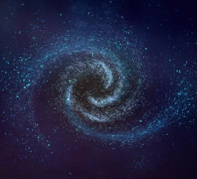 Space Twirl Illustration Stock Illustration