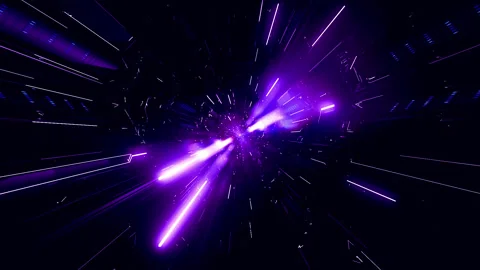 Space Ultraviolet Light Tunnel Vidéo 261284223